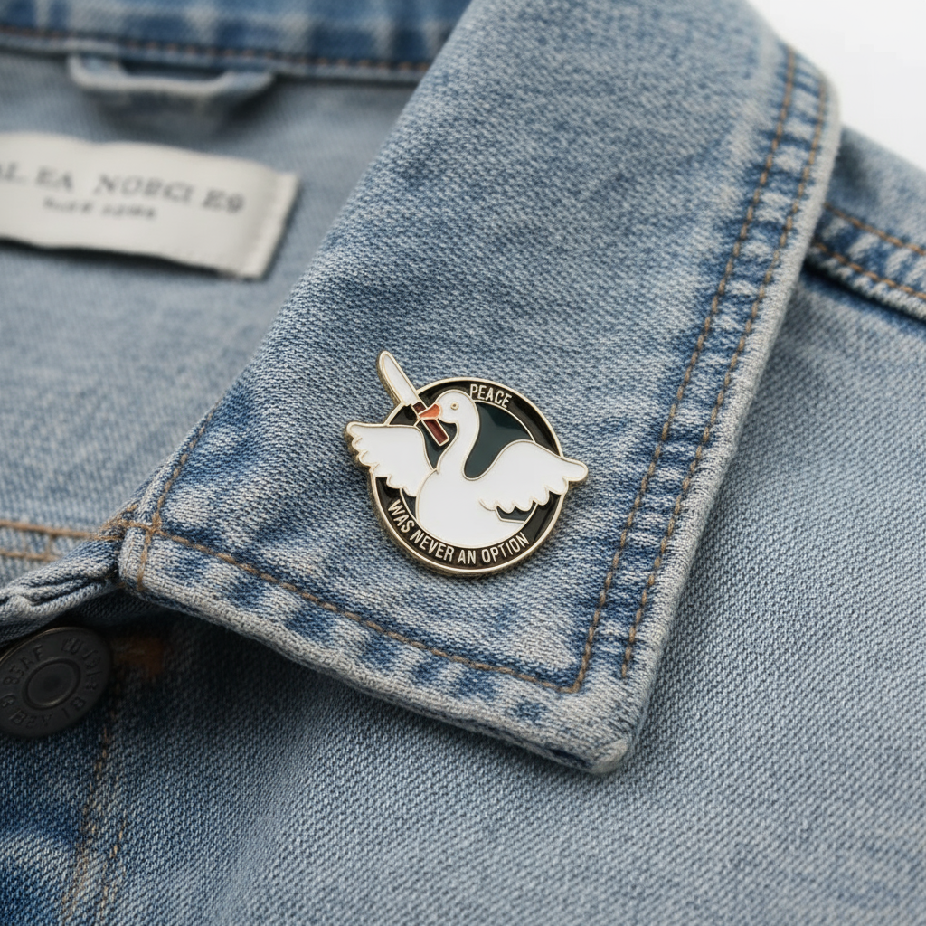 Pin's Canard Blanc Peace was never an option