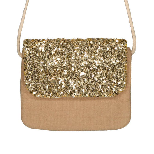 Handbag - Gold Sequins