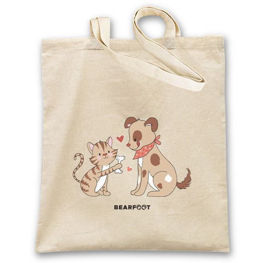 Jutebeutel Hund & Katze