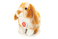 Peluche Lapin Bélier Assis Marron Clair/Blanc