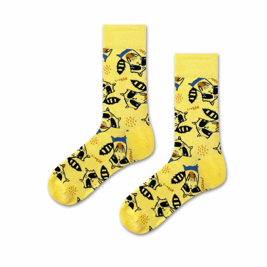 Greedy Raccoon Socks