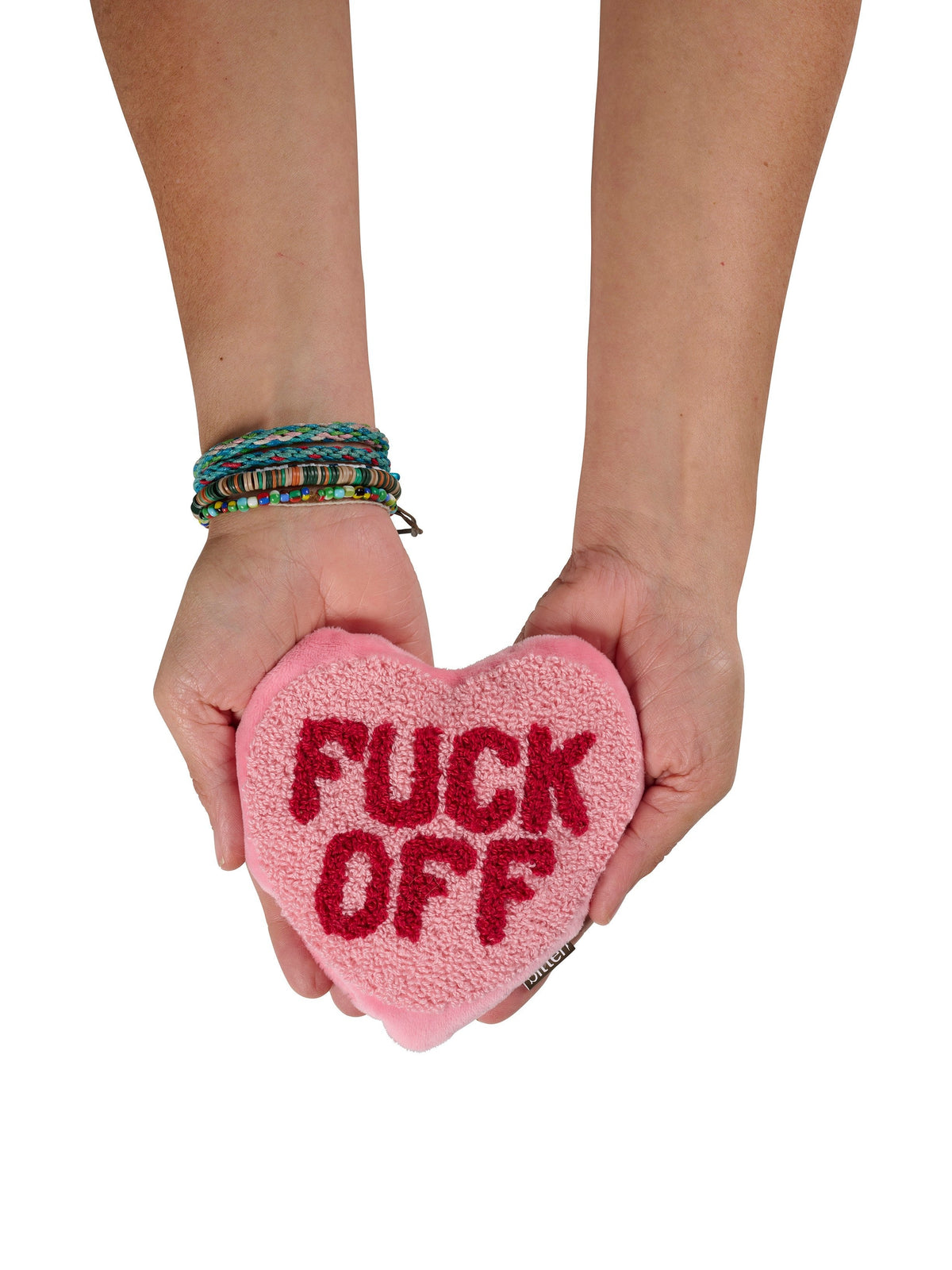 Bouillotte Pocket Pal Cœur « Fuck Off »