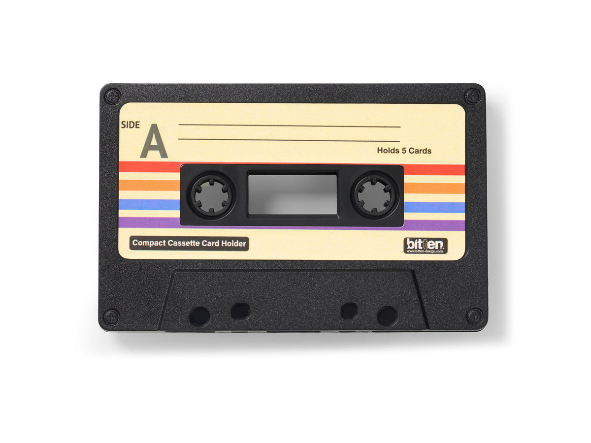 Porte-Cartes Cassette Noir