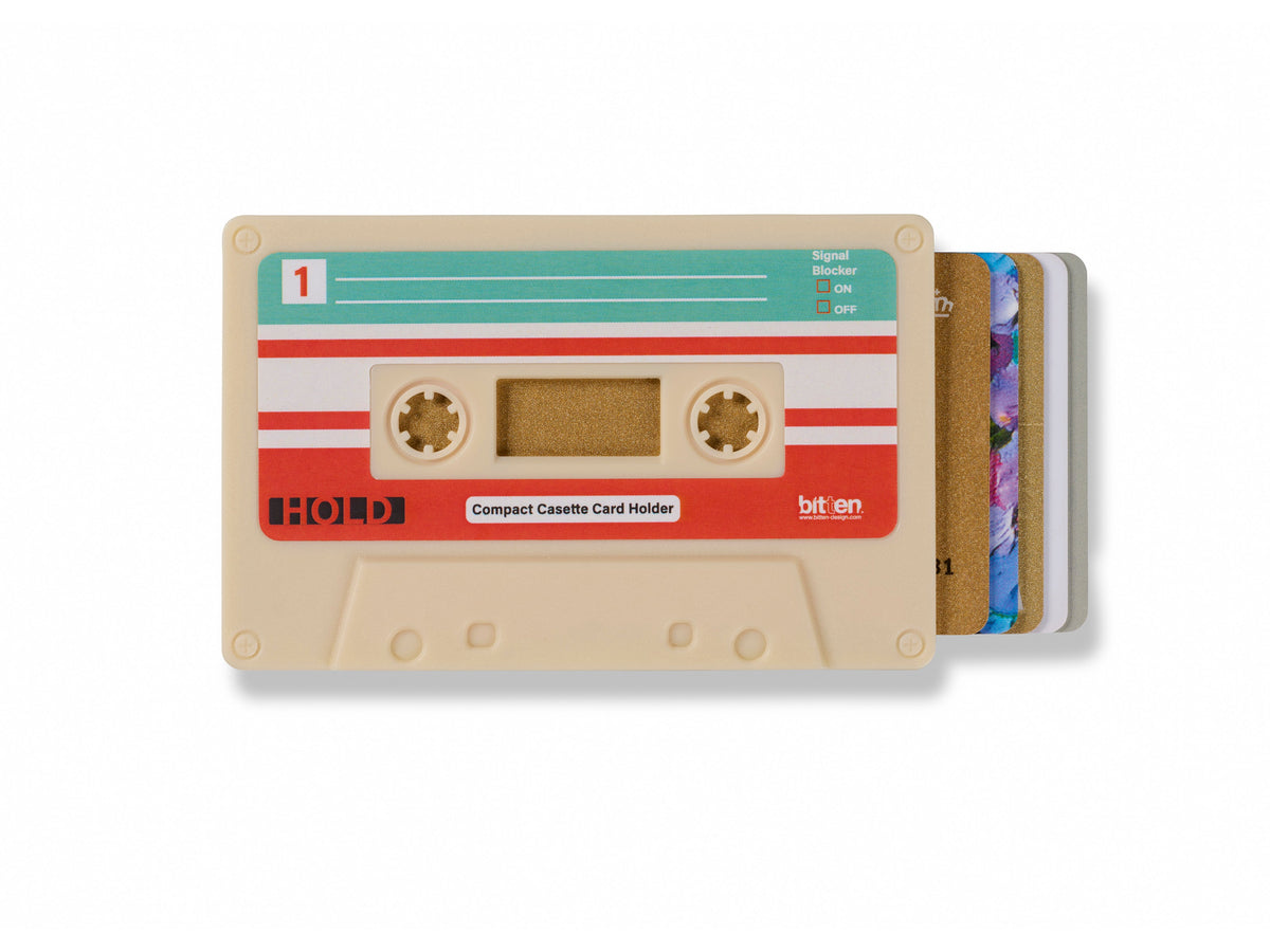 Porte-Cartes Cassette Crème