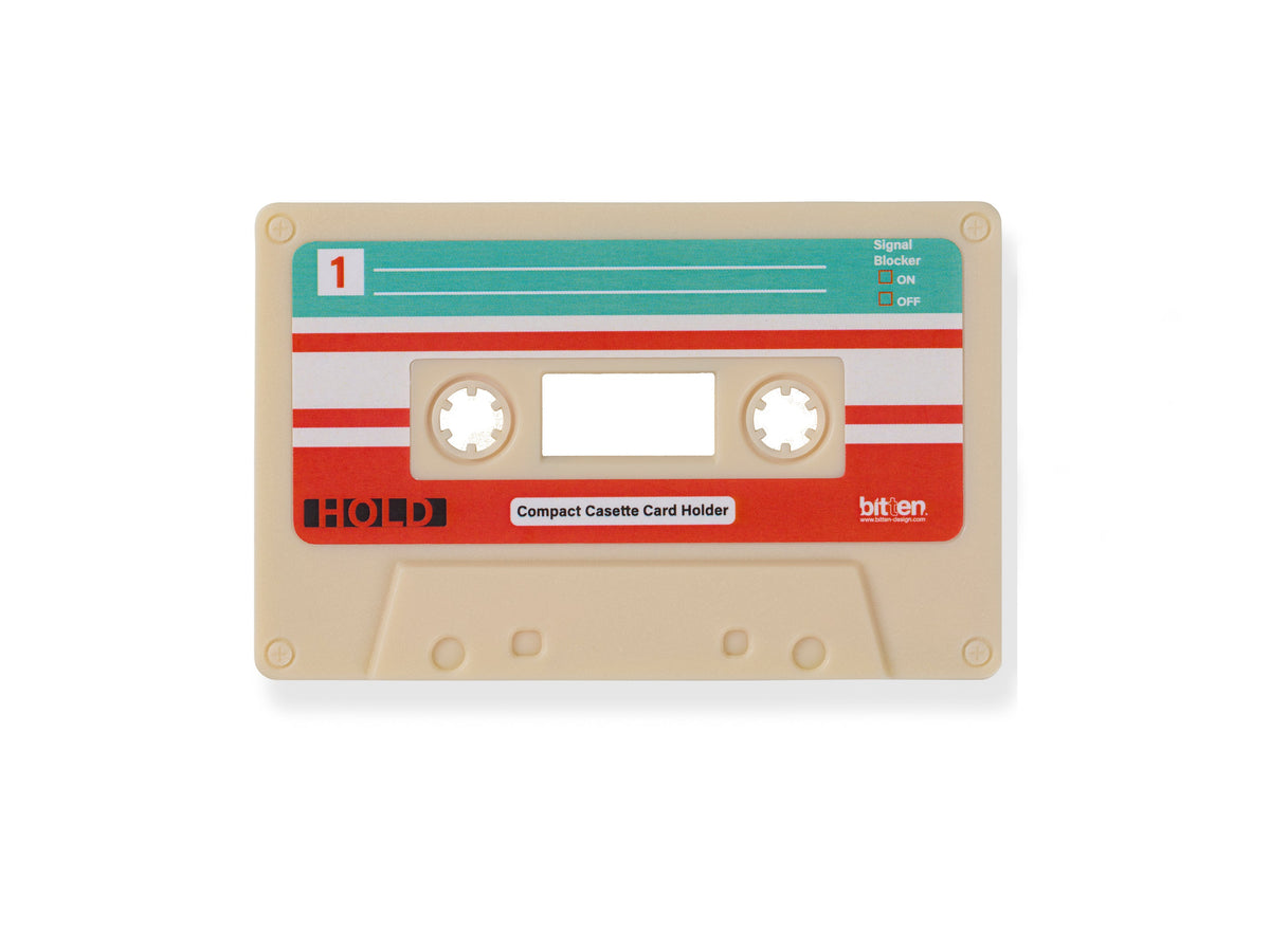 Porte-Cartes Cassette Crème