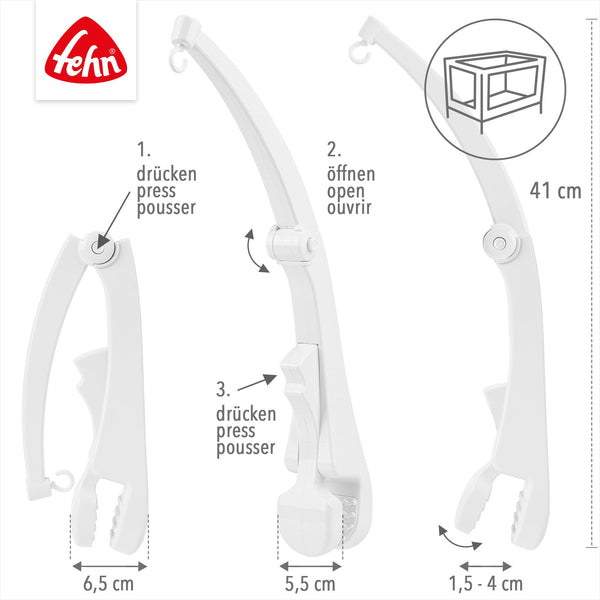 Reise-Mobile-Gestänge weiß