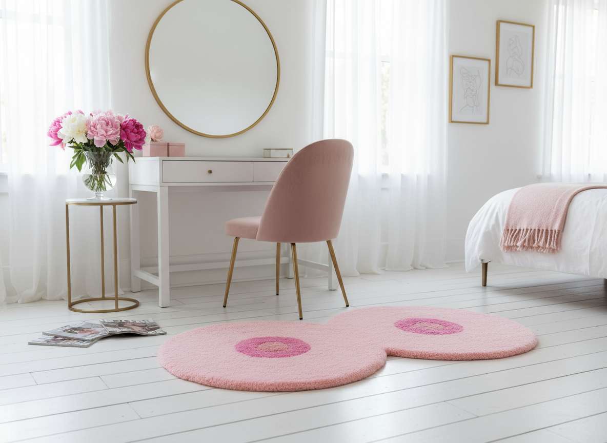Pink Breasts Rug
