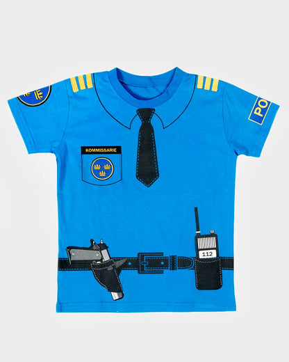 Organic cotton Police T-shirt 110-116 cm 4-6 years