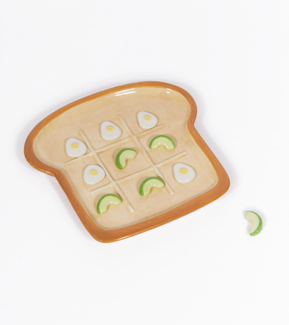 Tic tac toe avocat/oeuf