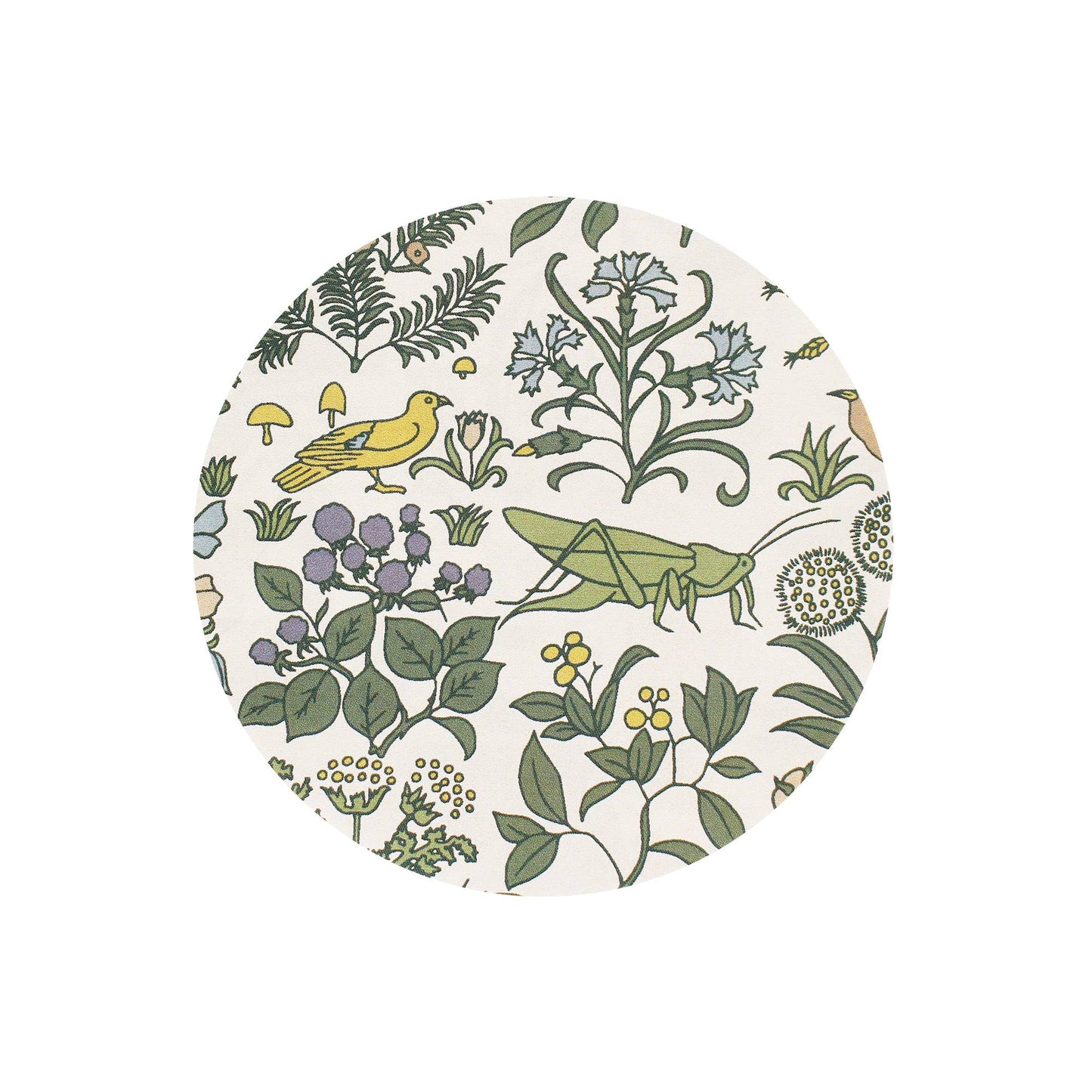 Dessous de Verre en Céramique Voysey Jardin Botanique Faune et Flore