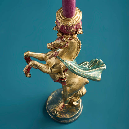 Lustre Cavalo de Circo, Dourado, 17,5 x 9,5 x 36,5 cm