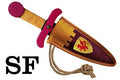 Softik Dagger Garnet + Dragon Scabbard