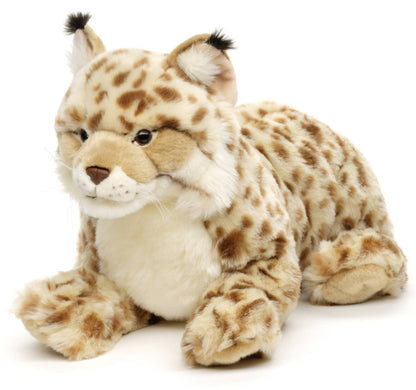 Peluche de lince acostado