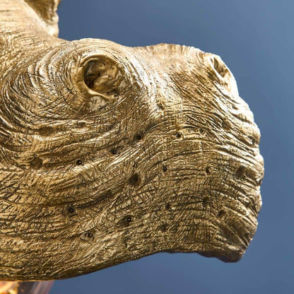 Applique murale Hippopotame Patty Or