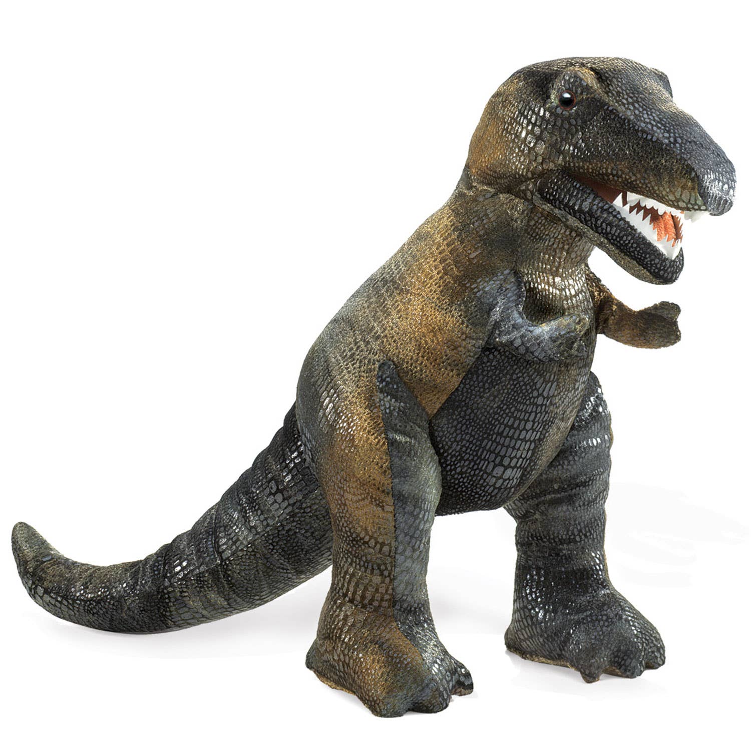 Marionnette à main T-rex/Tyrannosaure rex 2113 Folkmanis réaliste