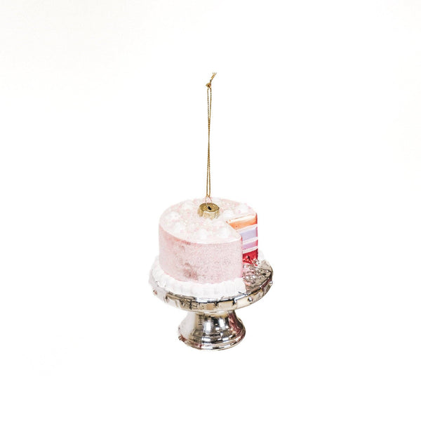 Weihnachtskugel-Rosa-Torte