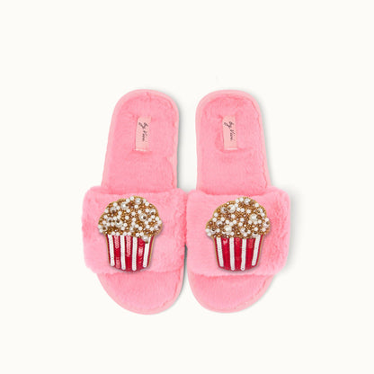 Paire de broches pour Chaussons - Popcorn