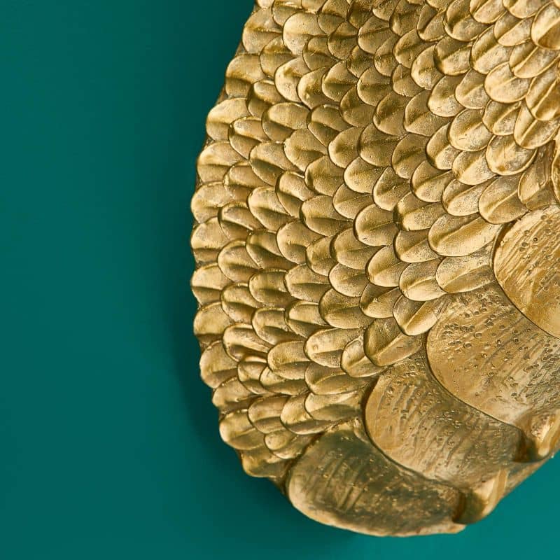 Applique murale Dragon Drake, or, 66 x 27 x 41 cm