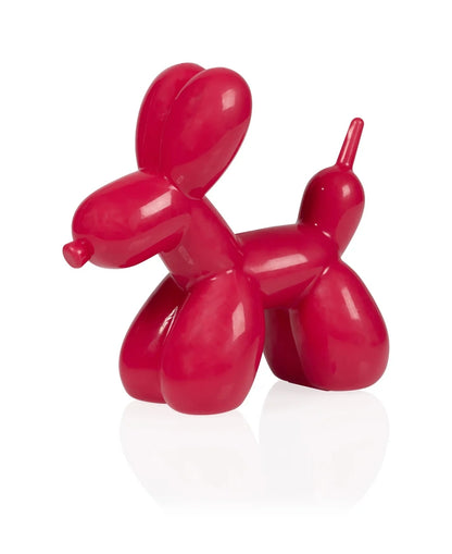 lampe ballon chien rouge