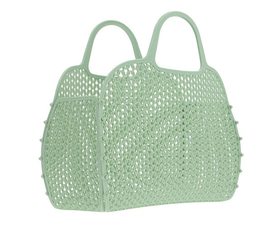 Bolso retro vintage verde salvia