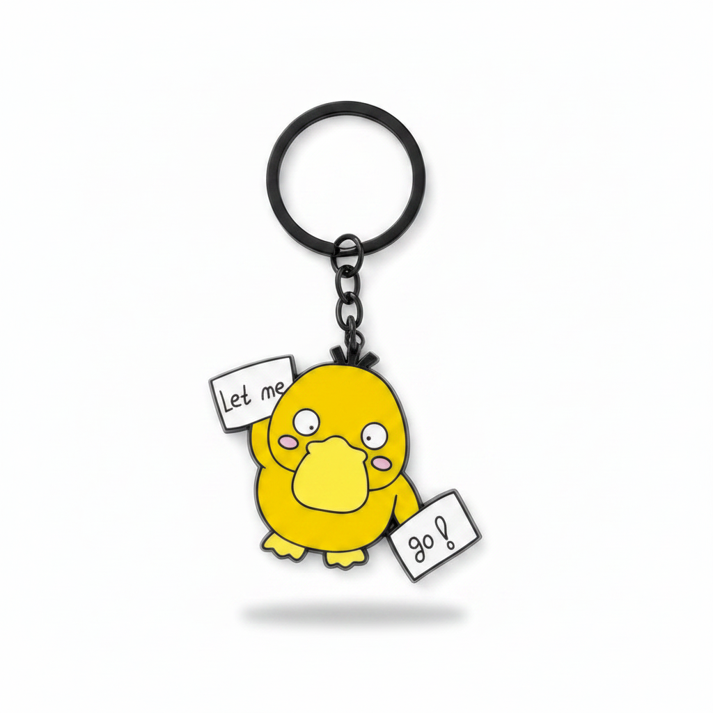 Yellow Duck “Let me go!” Keychain