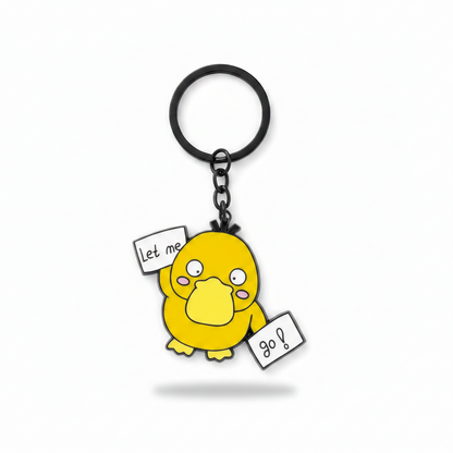 Yellow Duck “Let me go!” Keychain