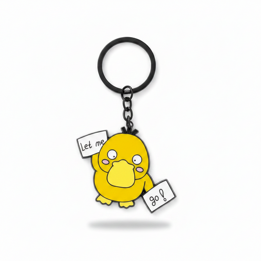 Llavero de pato amarillo "¡Suéltame!" »