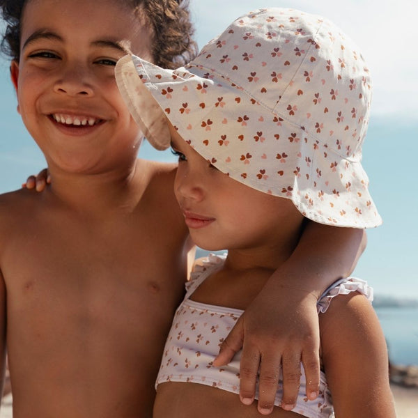 Beach Hat - Beige - Cozy Hearts