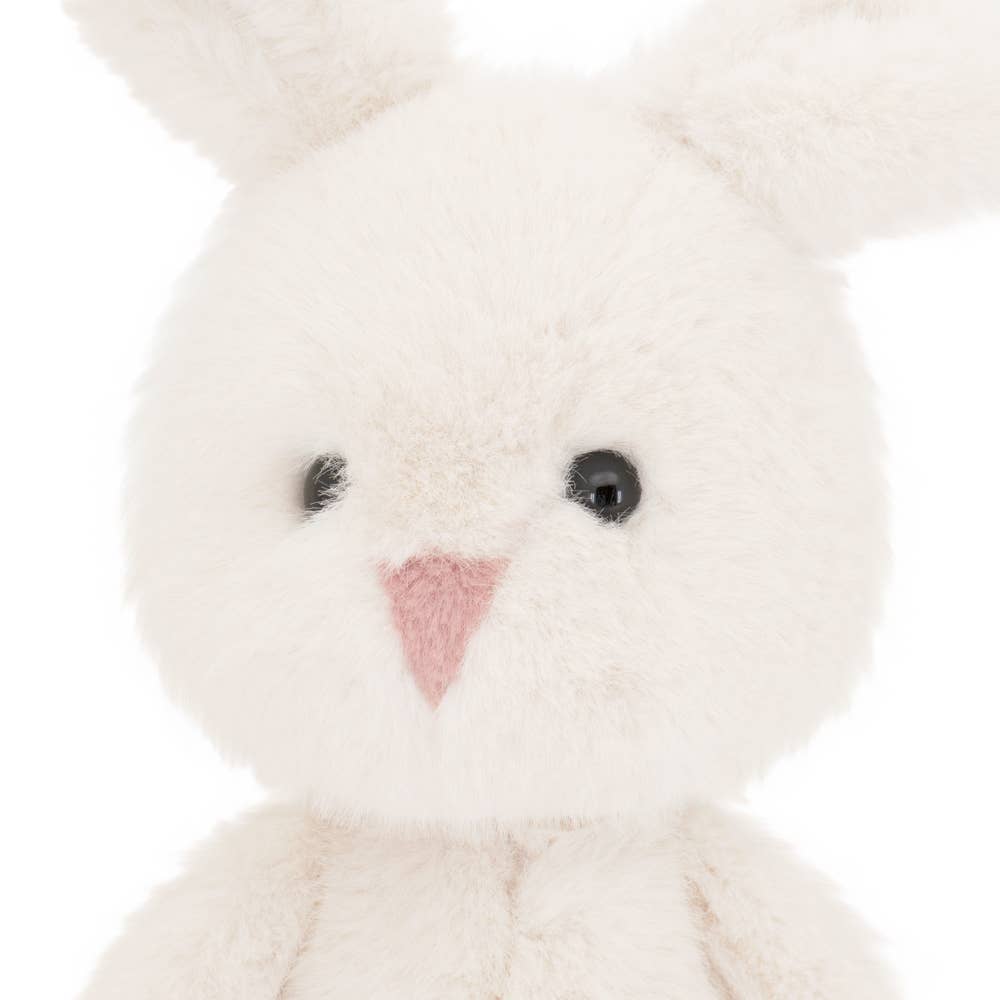 Lapin en peluche blanc - 33 cm