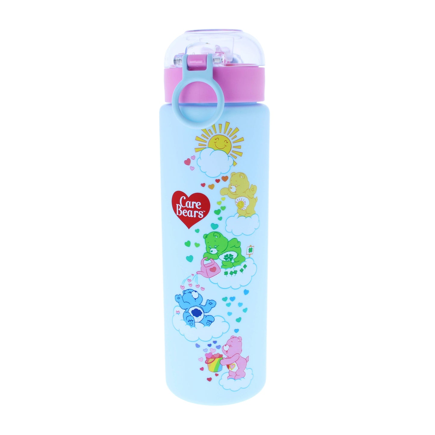 Bouteille d'eau – Care Bears avec paille et bouton poussoir | Blueprint Collections – vue 1