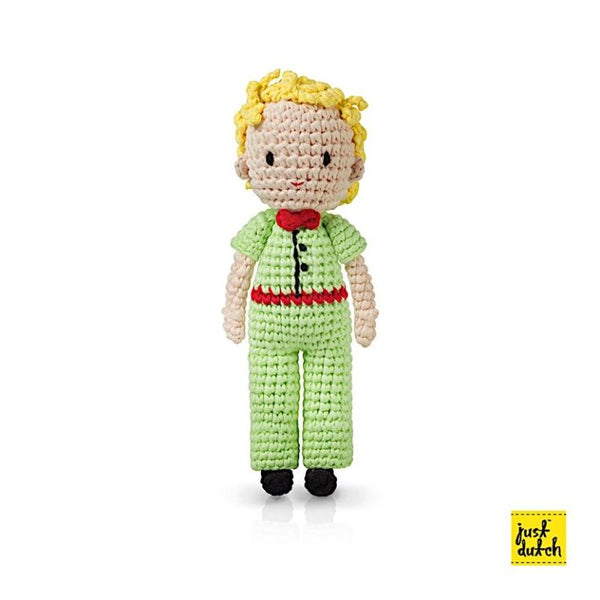 Peluche de crochê do Pequeno Príncipe 