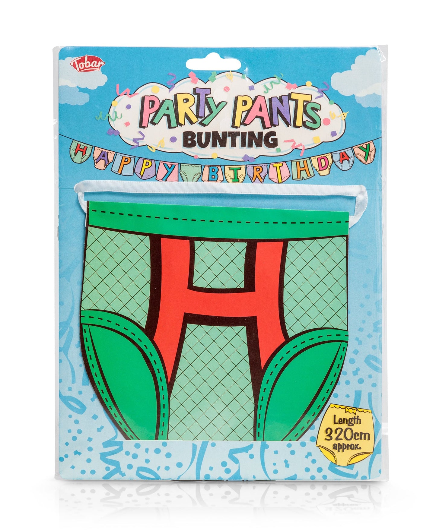 PANTALON DE FÊTE FANION JOYEUX ANNIVERSAIRE