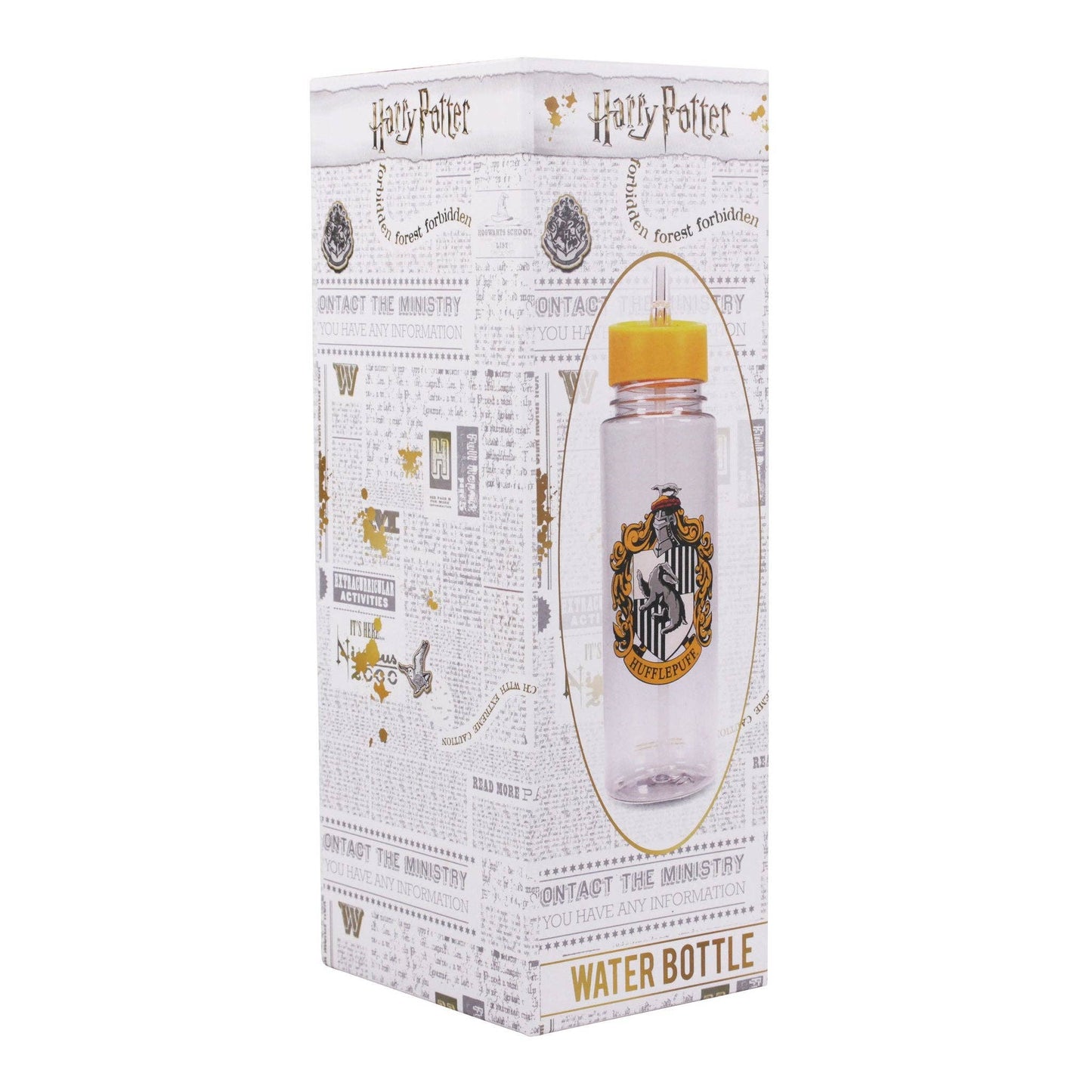 Plastic water bottle - Harry Potter - Hufflepuff