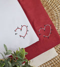 T-shirt Brodé Dessin d'amour