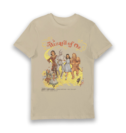 T-shirt adulte Le Magicien d'Oz groupe de personnages