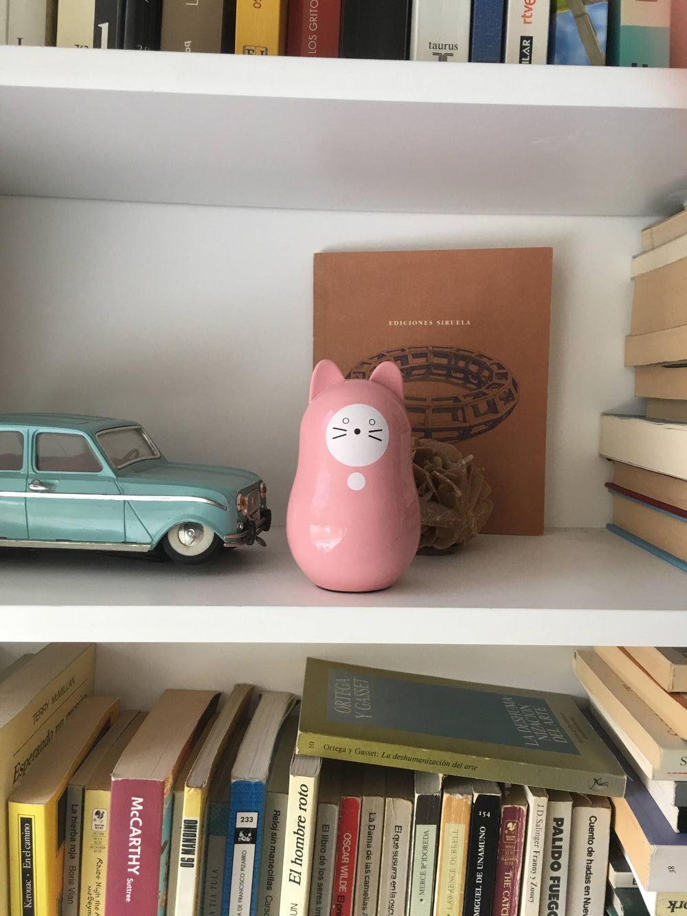 達磨猫(だるまねこ)ピンク 「愛」
