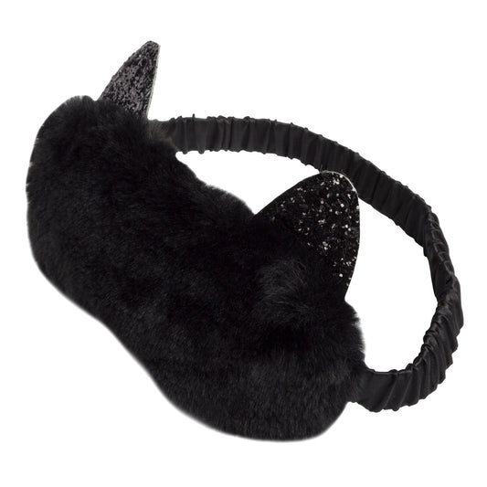 Peluche chat Masque de sommeil – chat noir