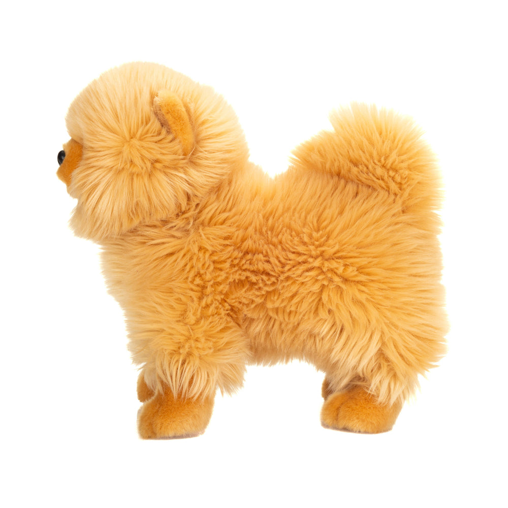 Peluche Spitz nain doré – 23 cm