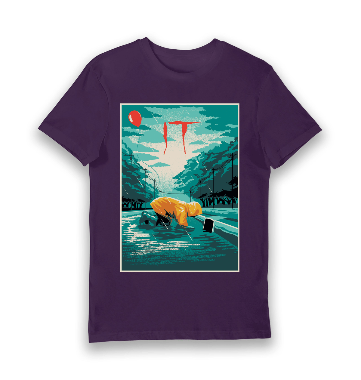 T-shirt adulte IT affiche Pennywise