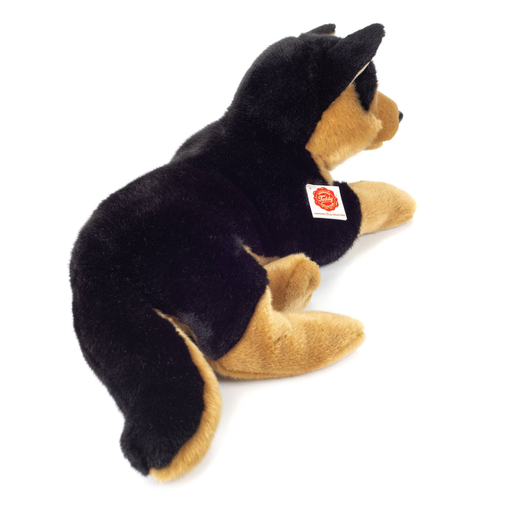Peluche Chien Berger Allemand Couché