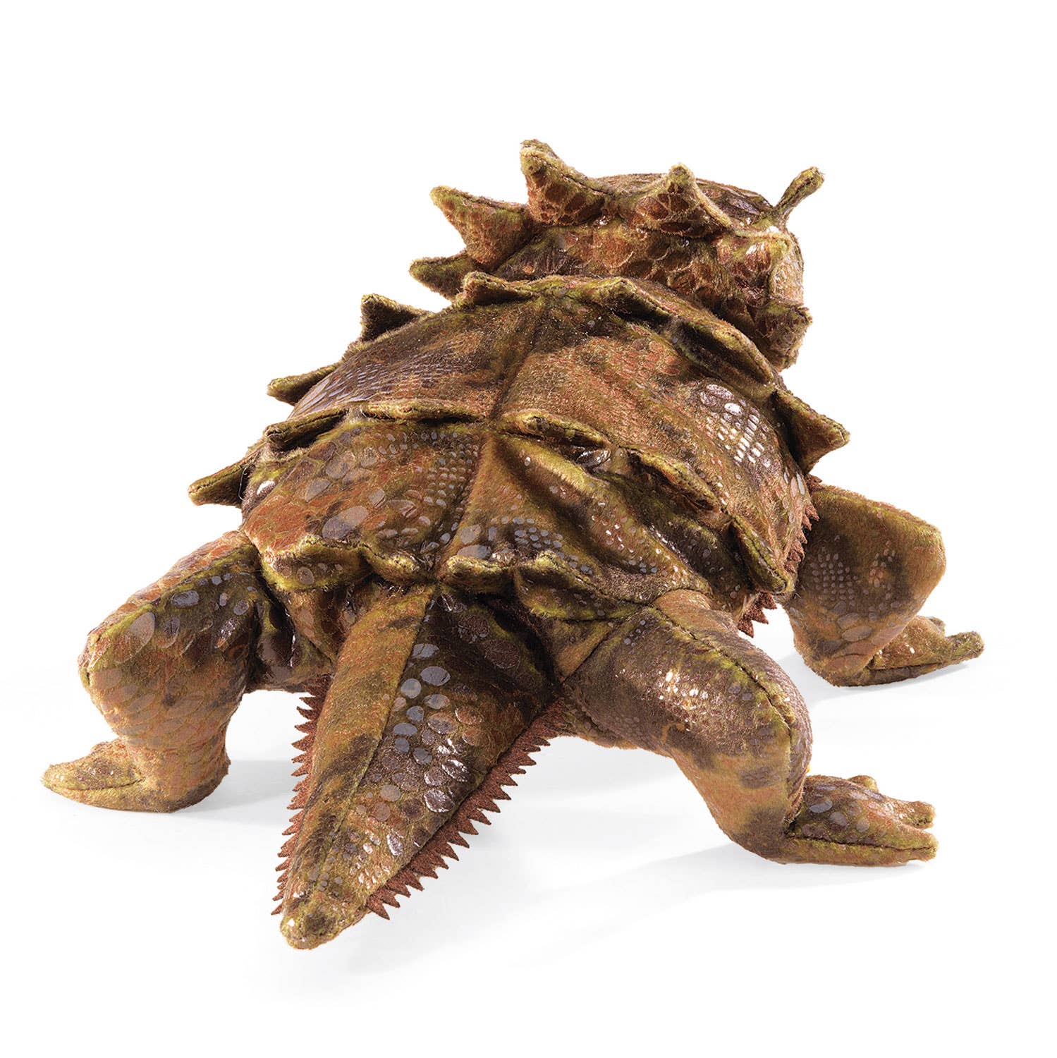 Marionnette à main Lézard cornu 3225/ Lézard à cornes Folkmanis réaliste