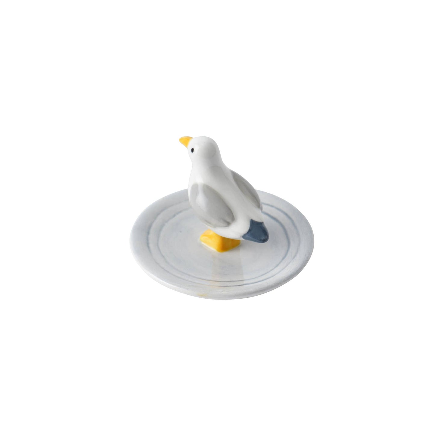 Prato com anel de gaivota da Coastal Living em caixa de oferta