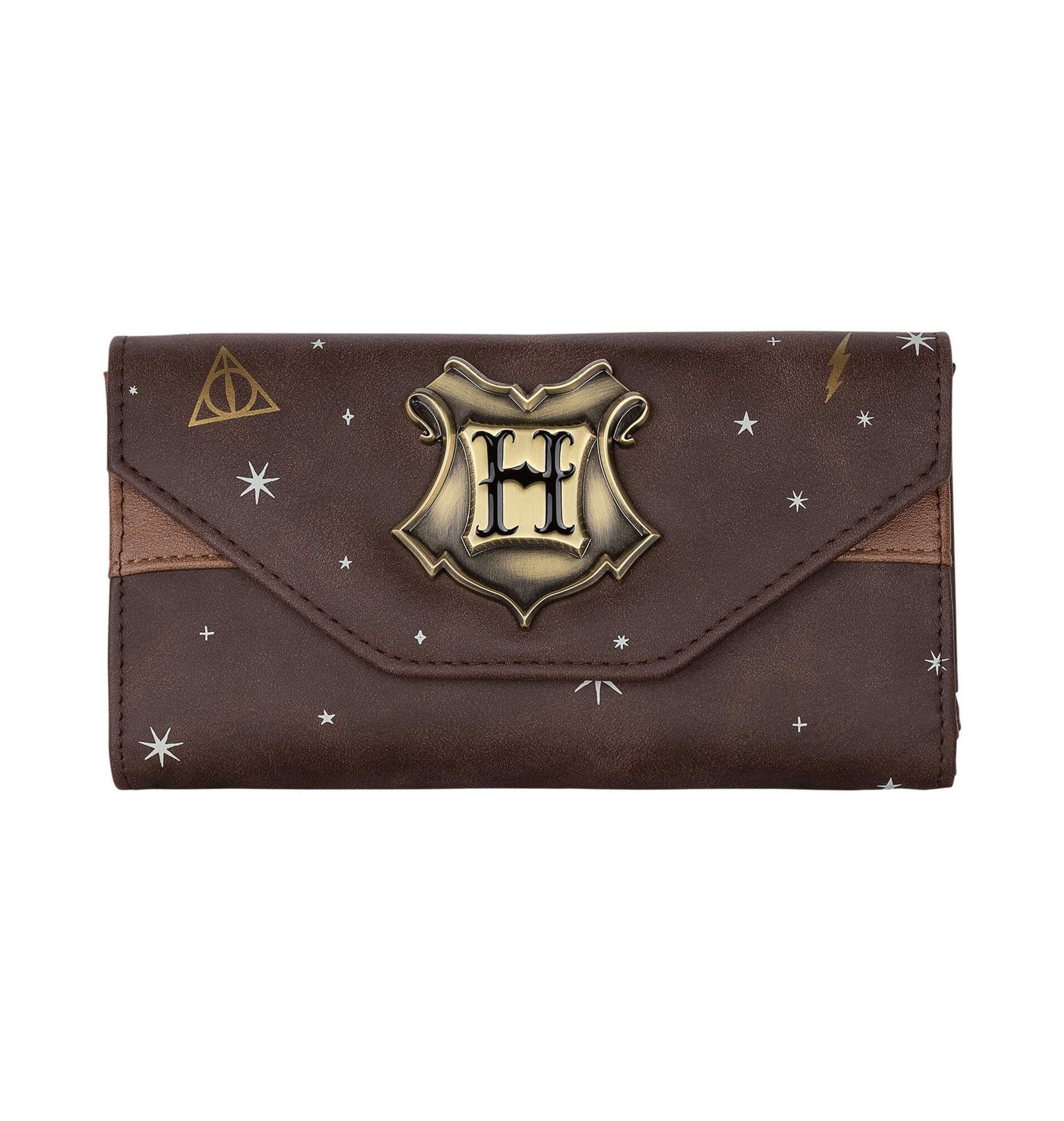 Portefeuille Harry Potter blason de Poudlard céleste