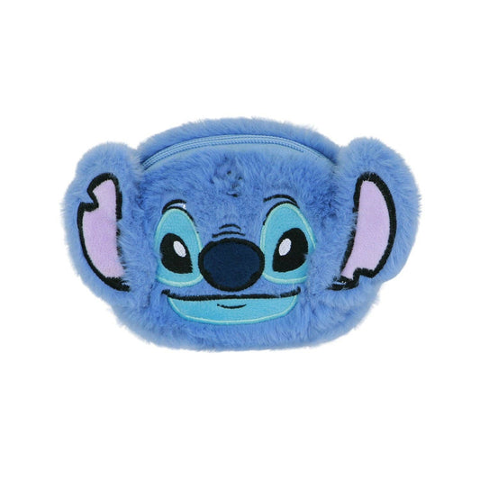Pluche portemonneetje in pilvorm van Disney Lilo en Stitch - Stitch gezicht