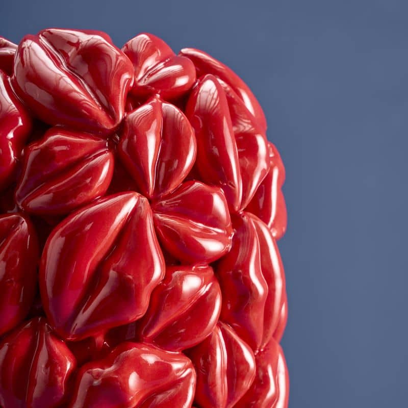 Vase Lèvres Rouges