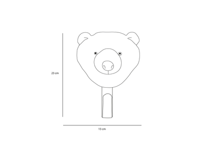 Porte-manteaux Peluche Ours Polaire