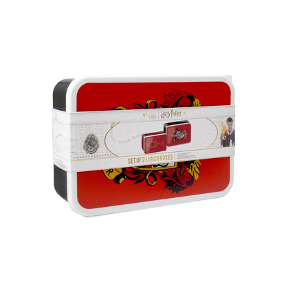 Juego de 2 loncheras de Harry Potter - Gryffindor