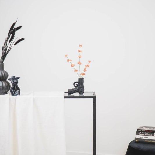 Vase à fleurs Gun Noir