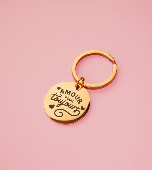 Porte-clés Amour pour Toujours