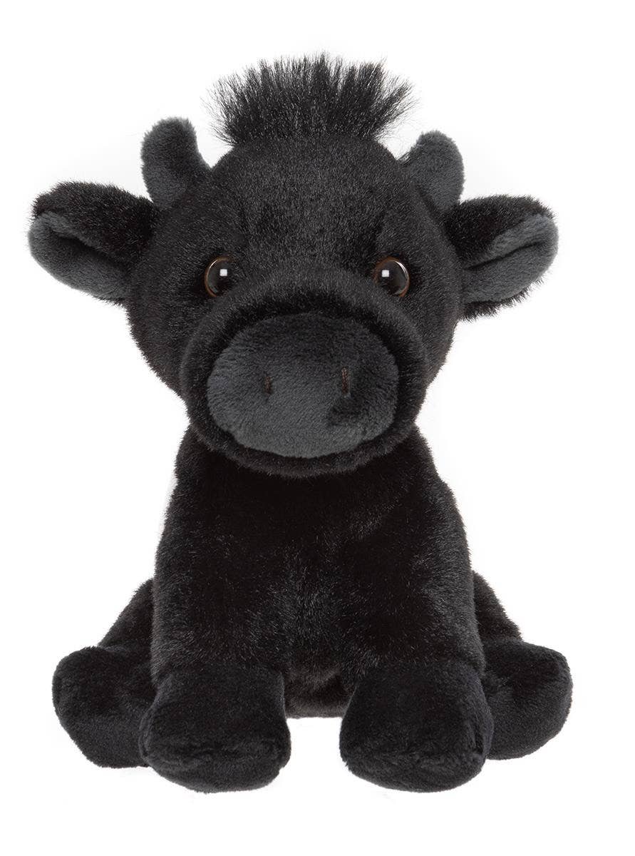 Peluche a forma di mucca con cintura